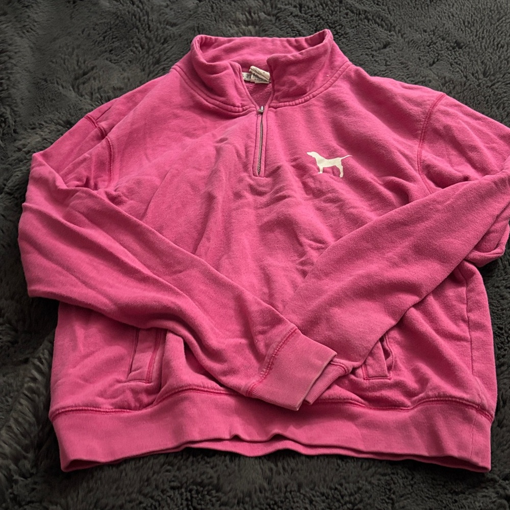PINK Victoria's Secret Bright Pink Pullover